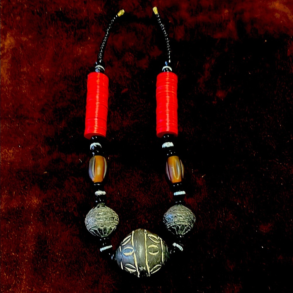 Statement Beaded Necklace ~ Artisan Made In Nairobi